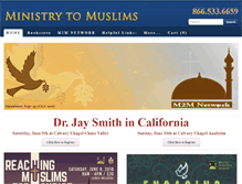 Tablet Screenshot of ministrytomuslims.com