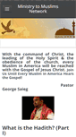 Mobile Screenshot of ministrytomuslims.org