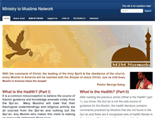 Tablet Screenshot of ministrytomuslims.org